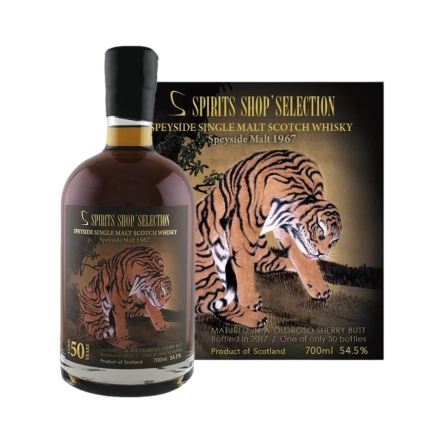 Rượu Whisky Spirits Shop Selection Speysdie Malt 50 Year Old 1967 Bottled 2017 Tiger Collection