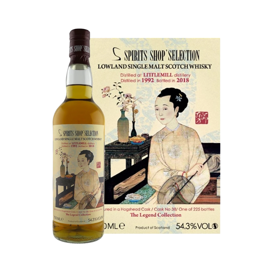 Rượu Whisky Littlemill 25 Year Old 1992 Bottled 2018 Spirits Shop Selection