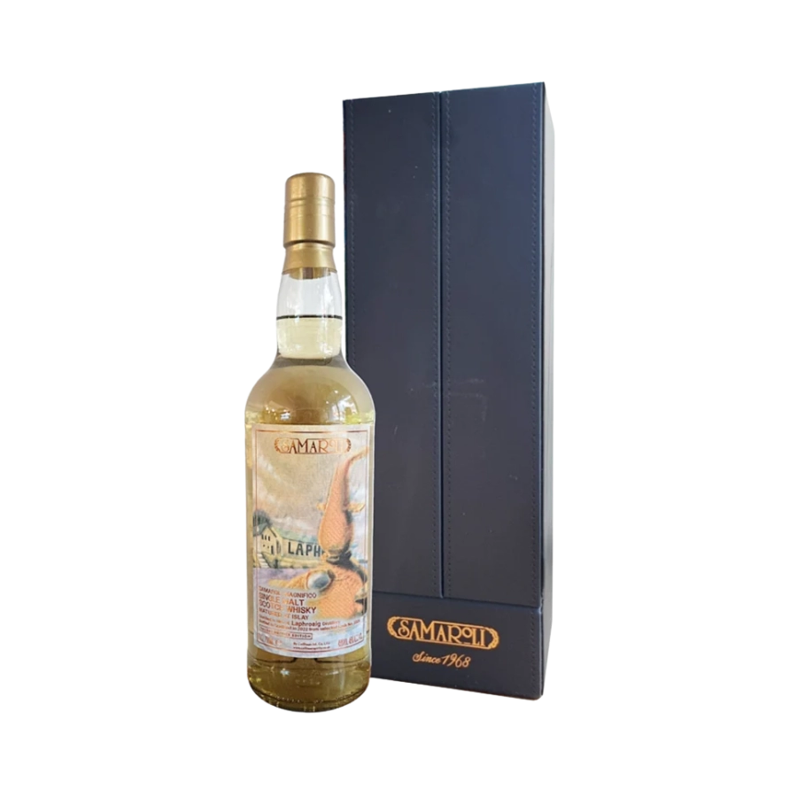 Rượu Whisky Laphroaig 25 Year Old 1997 Bottled 2022 Samaroli
