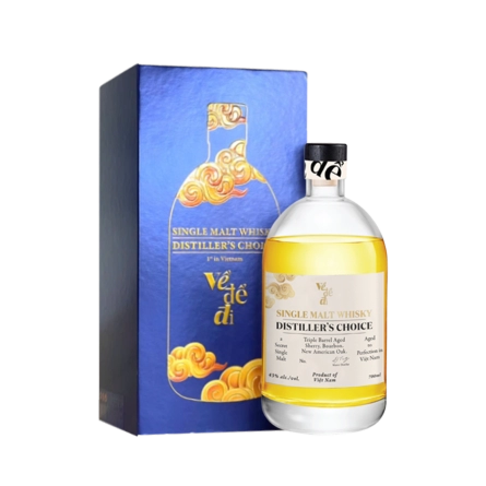 Rượu Whisky Việt Nam Về Để Đi Single Malt Whisky Distiller's Choice (Kèm Hộp)