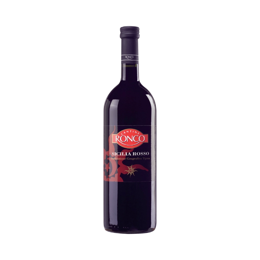 Rượu Vang Đỏ Ý Ronco Sicilia Rosso