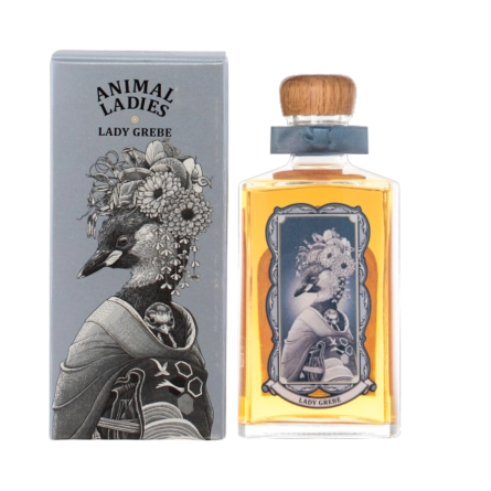 Rượu Whisky Nagahama 4 Year Old 2019 Bottled 2023 Animal Ladies Grebe