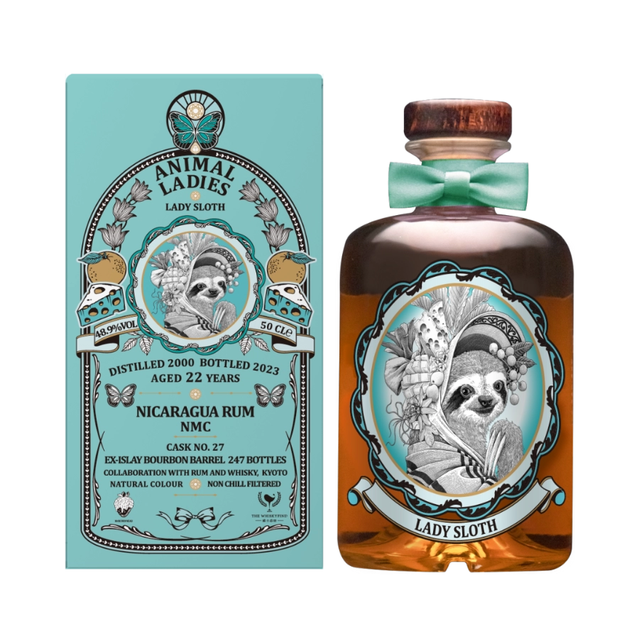 Rượu Rum Nicaragua NMC 22 Year Old Animal Ladies Sloth