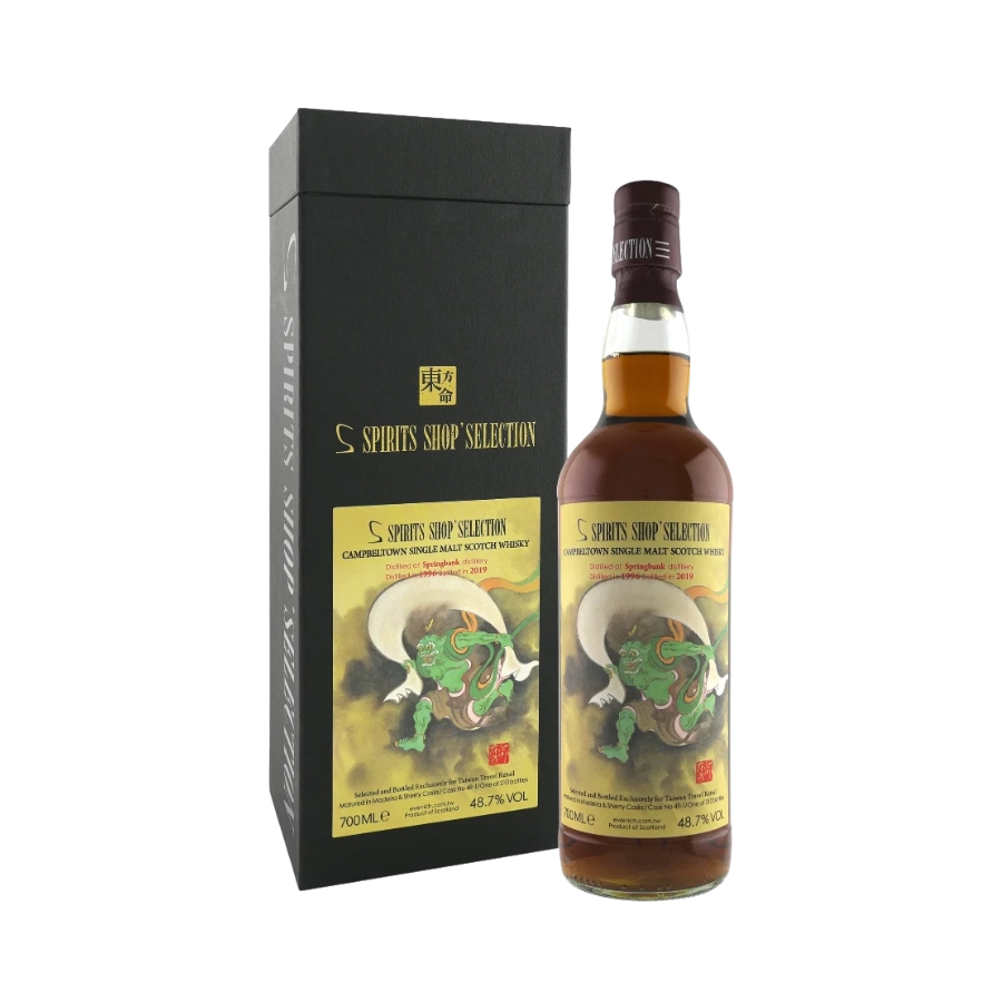 Rượu Whisky Springbank 23 Year Old Raijin 1996 Bottled 2019 Spirits Shop Selection