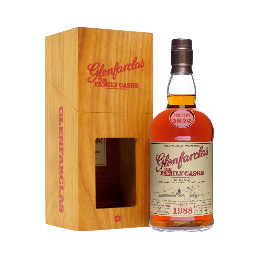 Rượu Whisky Glenfarclas 33 Year Old Family Cask 1988