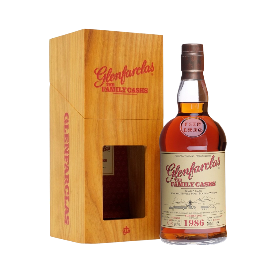 Rượu Whisky Glenfarclas 35 Year Old Family Cask 1986