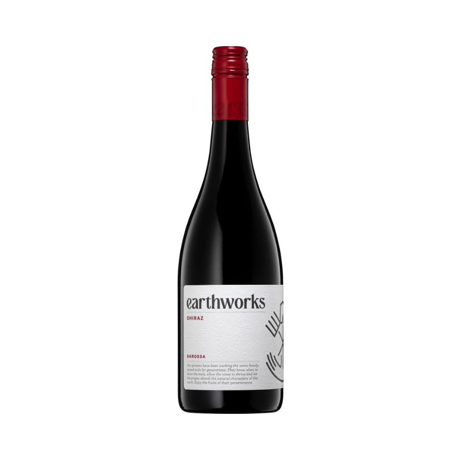 Rượu Vang Đỏ Úc EarthWorks Shiraz