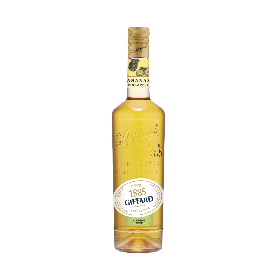 Rượu Liqueur Pháp Giffard Pineapple Alcohol Free