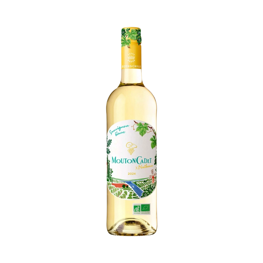 Rượu Vang Trắng Pháp Mouton Cadet Blanc x Nathan