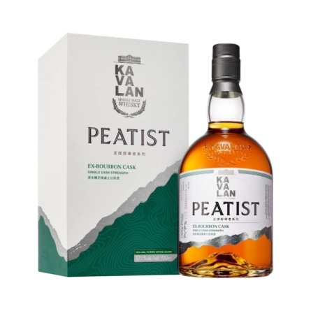 Rượu Whisky Kavalan Peatist Ex-Bourbon Cask Single Cask Strength
