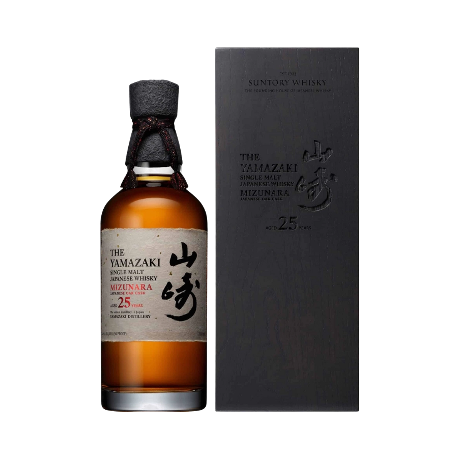 Rượu Whisky Nhật Yamazaki 25 Year Old Mizunara