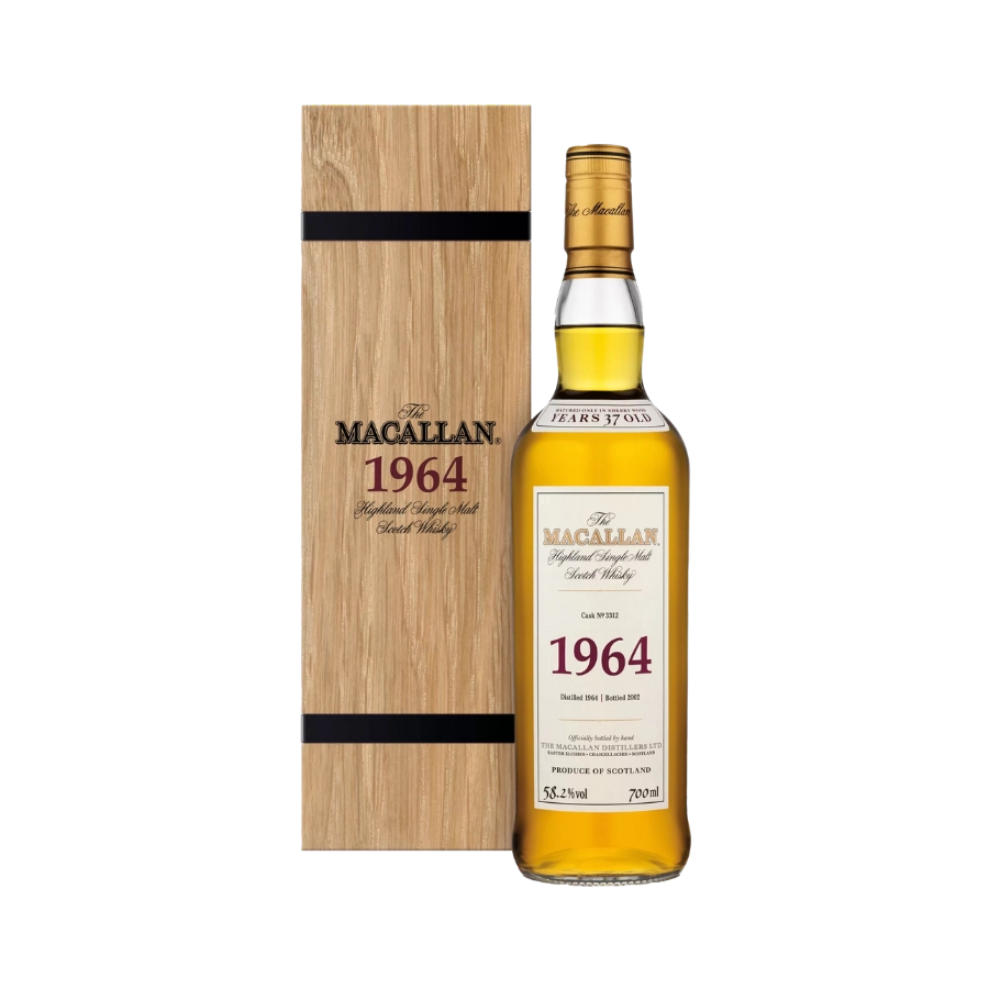 Rượu Whisky Macallan 37 Year Old 1964 Bottled 2002 Fine And Rare