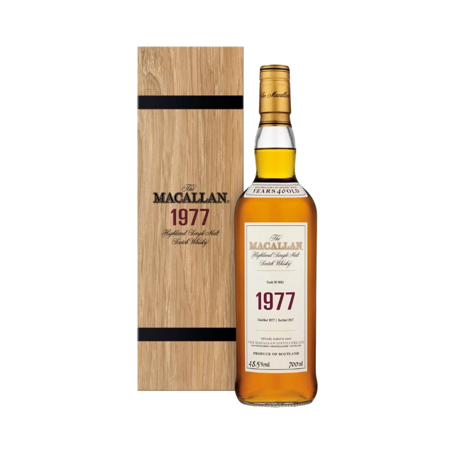 Rượu Whisky Macallan 40 Year Old 1977 Bottled 2017 Fine And Rare