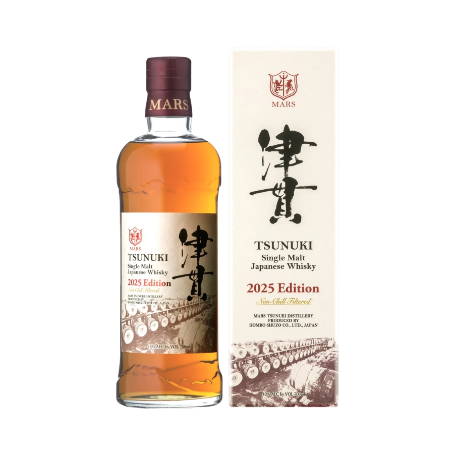 Rượu Whisky Nhật Mars Tsunuki Single Malt 2025 Edition