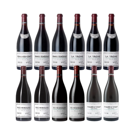 Rượu Vang Đỏ Pháp Domaine de la Romanee Conti Assortment 2006 Thùng 12 Chai