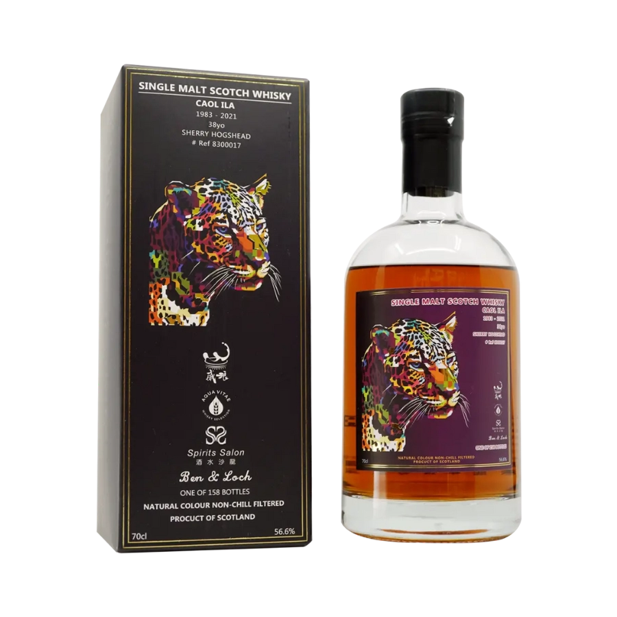 Rượu Whisky Caol Ila 38 Year Old Golden Leopard 1983 Spirits Salon