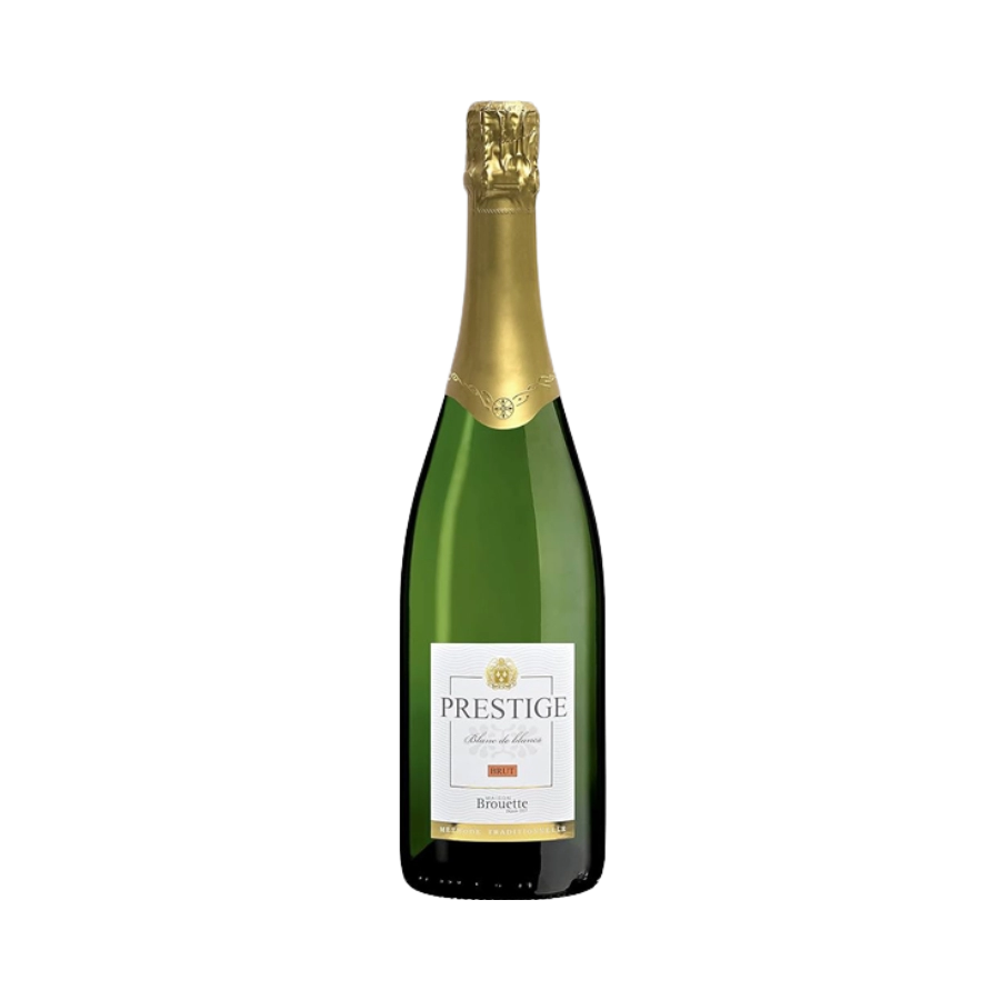 Rượu Sparkling Pháp Prestige Brut Blanc de Blanc Maison Buissonnier