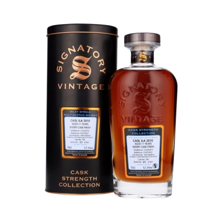 Rượu Whisky Caol Ila 11 Year Old Cask Strength Collection Signatory Vintage 2010