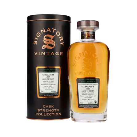 Rượu Whisky Glenallachie 12 Year Old Cask Strength Collection Signatory Vintage 2009