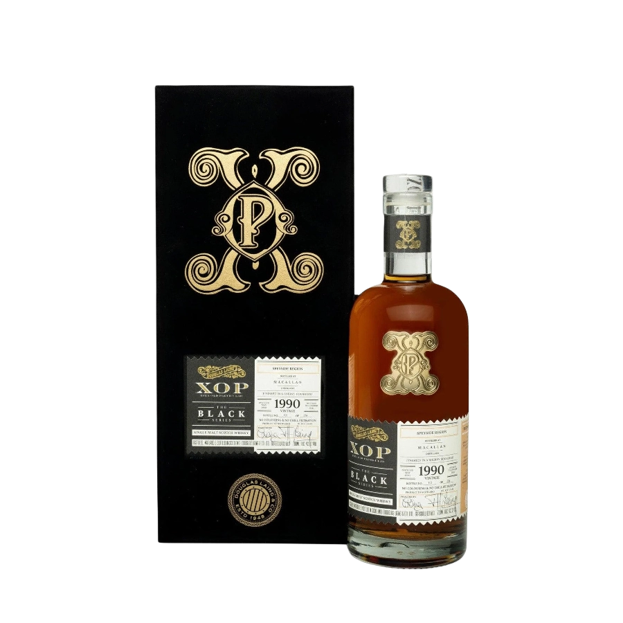 Rượu Whisky XOP Macallan 31 Year Old Black Series Douglas Laing 1990