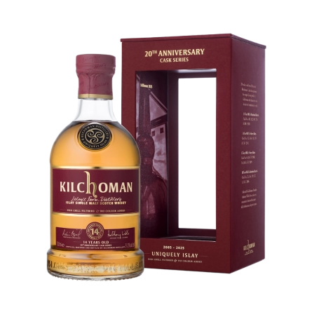 Rượu Whisky Kilchoman 14 Year Old Bourbon Cask 20th Anniversary Cask Series