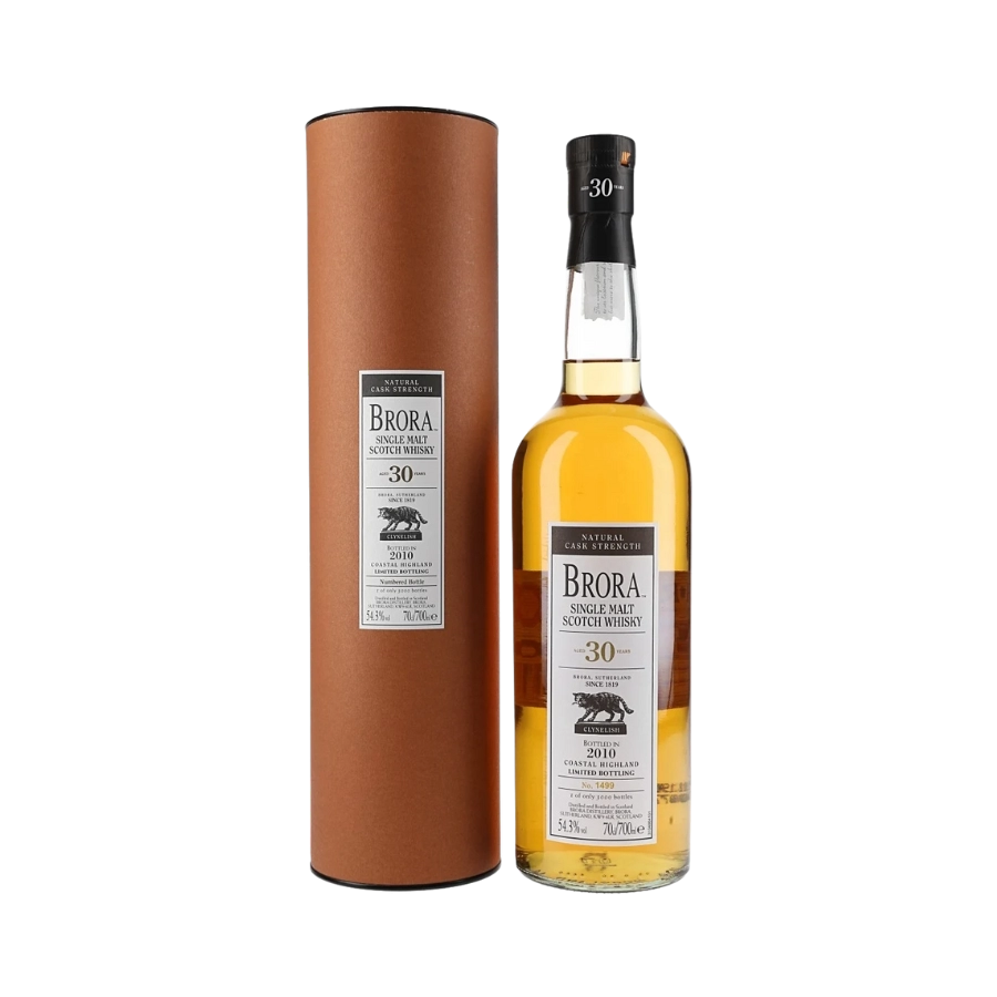 Rượu Whisky Brora 30 Year Old Natural Cask Strength 2010 Release