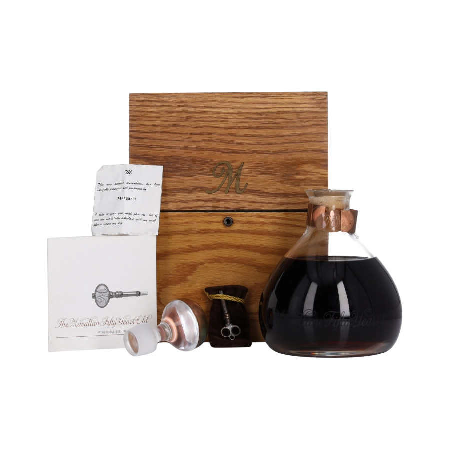 Rượu Whisky Macallan 50 Year Old 1949 Millennium Decanter