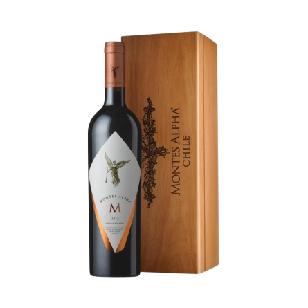 Rượu Vang Đỏ Chile Montes Alpha M 1500ml Single Wooden Box