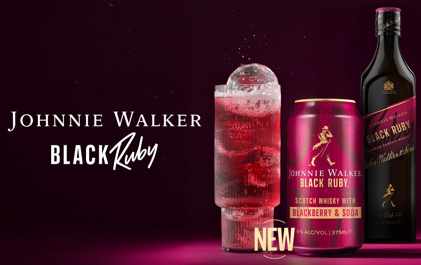 Johnnie Walker Ra Mắt Cocktail Đóng Hộp Black Ruby Sẵn Sàng Để Uống