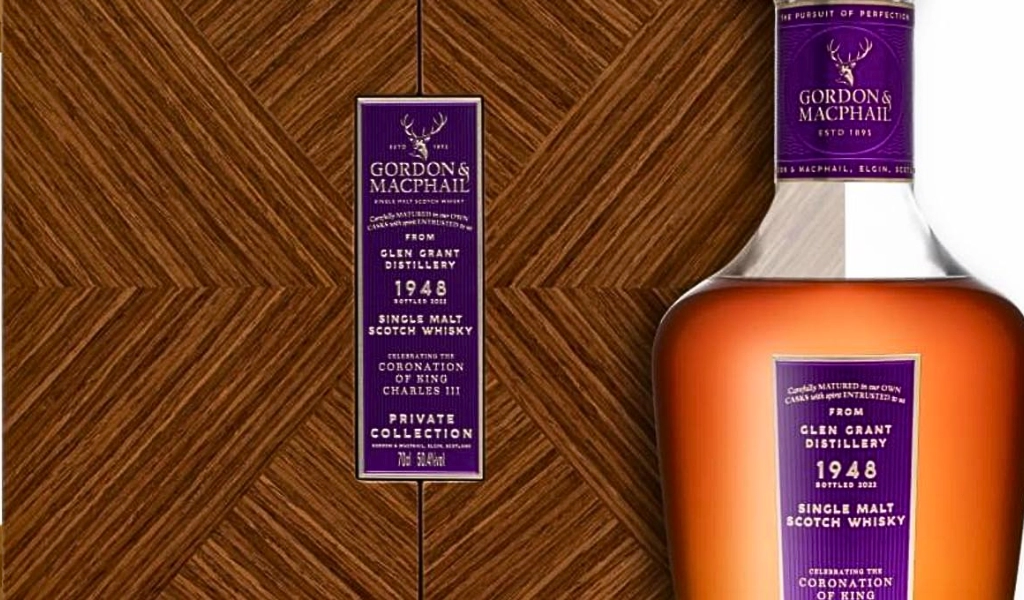 Whisky Glen Grant 74 Year Old 1948 King Charles III Gordon & Macphail
