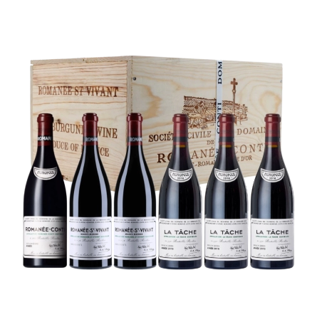 Rượu Vang Đỏ Pháp Domaine de la Romanee Conti Assortment 2016 Thùng 6 Chai