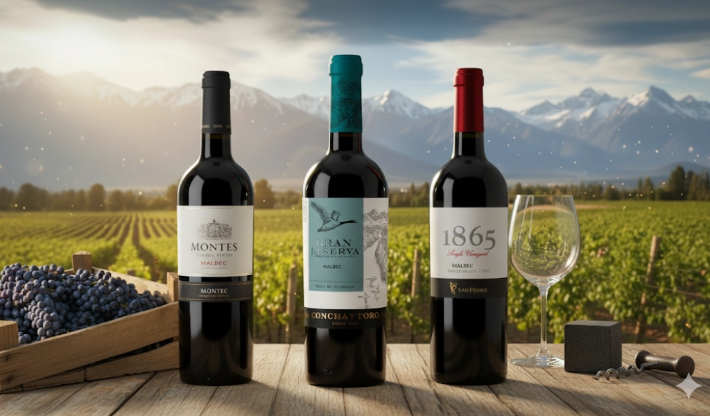 Rượu Vang Chile Nho Malbec