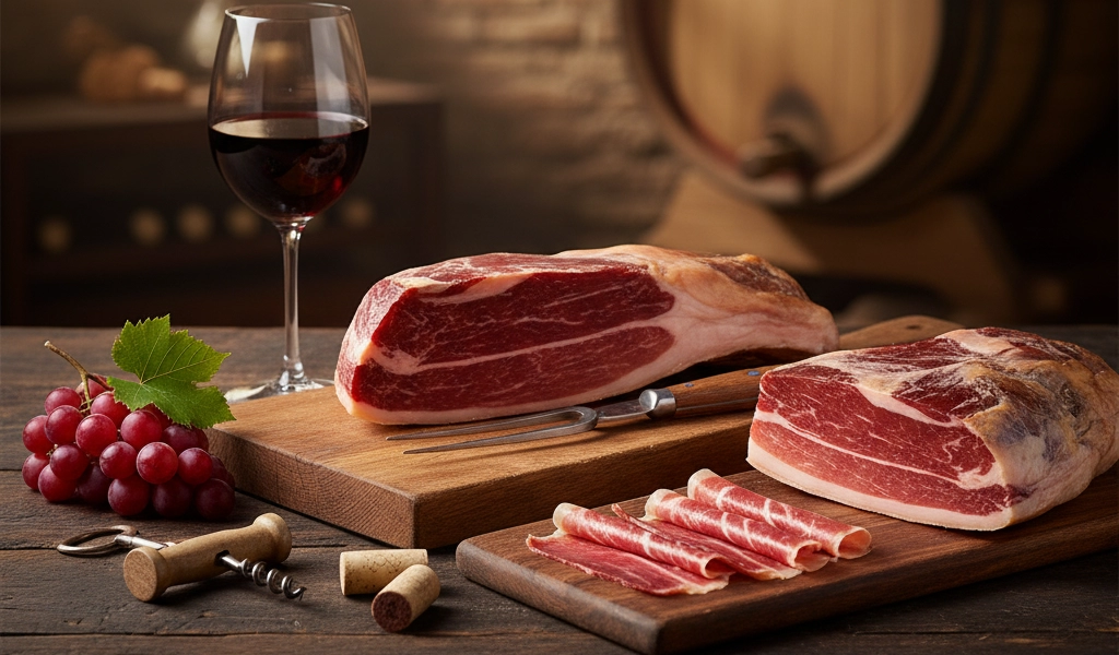 Đùi Heo Muối Iberico Bellota Đùi Trước Không Xương 1 Kg Ngon