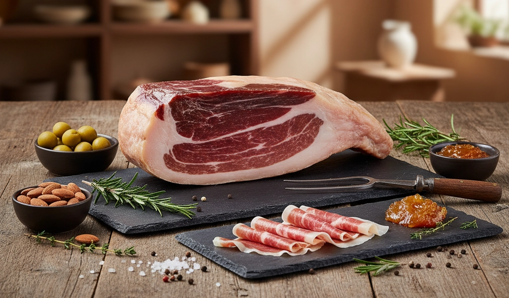 Đùi Heo Muối Iberico Bellota Đùi Trước Không Xương 1 Kg Giá Tốt