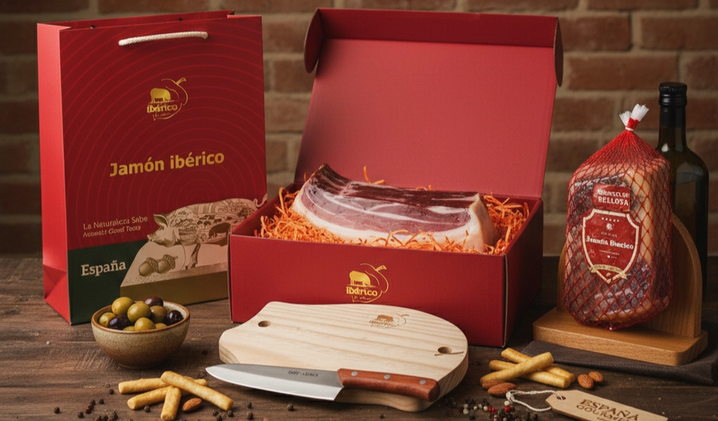  Hộp Quà Iberico Bellota Đùi Trước Không Xương Ngon