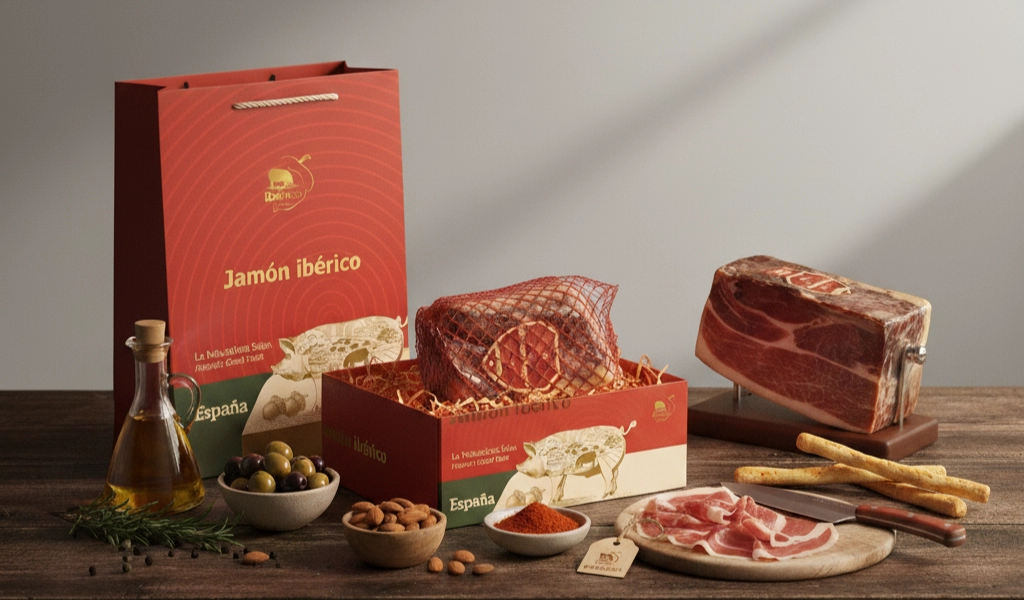 Hộp Quà Iberico Bellota Đùi Sau Không Xương Tiết Kiệm