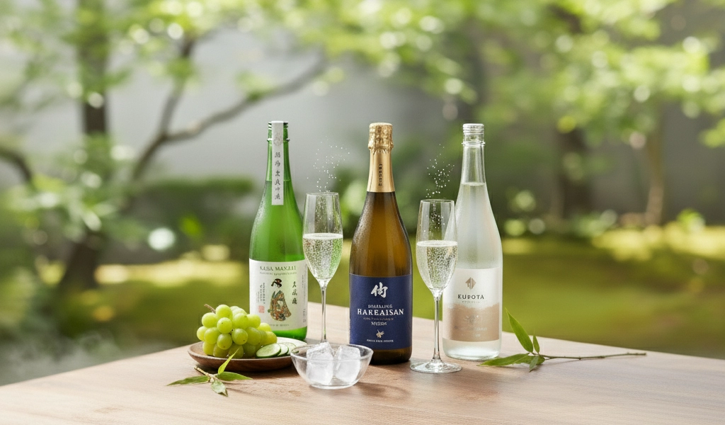Rượu Sake Nhật Bản Sủi Bọt