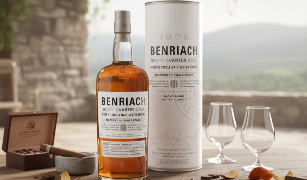  Rượu Whisky Benriach Smoky Quarter Cask 1000ml Chất Lượng 
