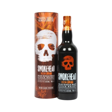 Rượu Whisky Smokehead Rum Cask Riot Travel Retail Exclusive