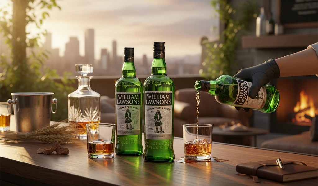 Rượu Whisky Williams Lawson's Blended Whisky 1000ml Tươi Mát