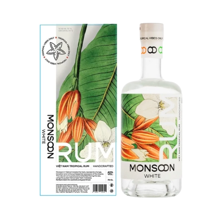 Rượu Rhum Việt Nam White Rhum Monsoon