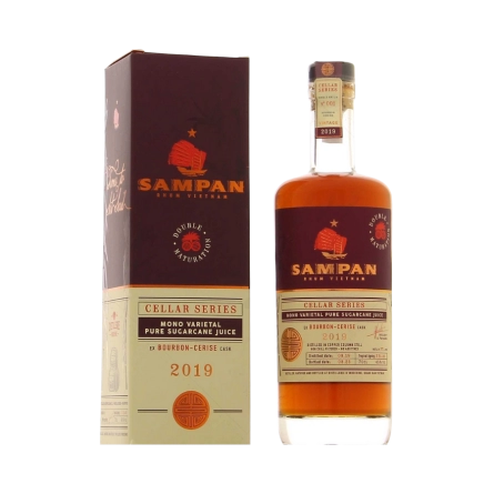 Rượu Rhum Việt Nam Sampan Cellar Series ex Cognac Bourbon Cask