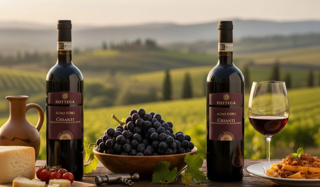 Rượu Vang Đỏ Ý Bottega Chianti Acino D'oro DOCG