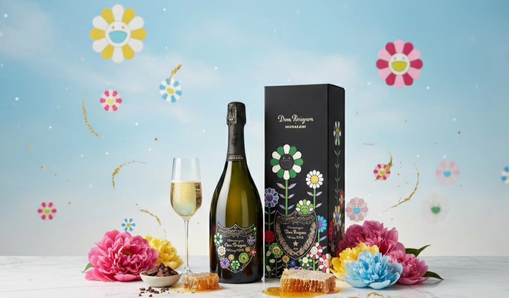 Rượu Champagne Pháp Dom Perignon Takashi Murakami 2015 Vintage Limited Edition Brut