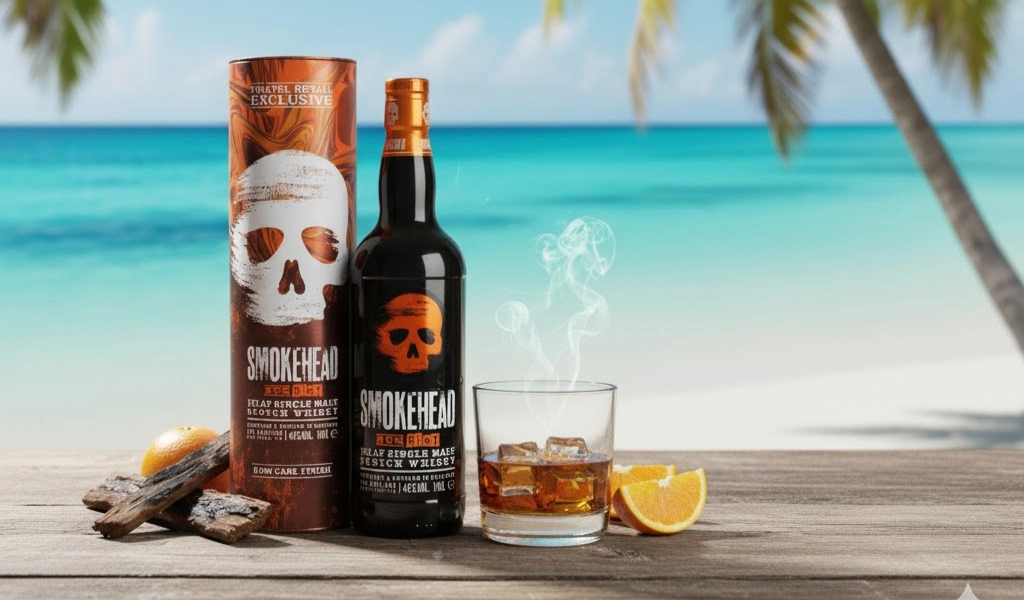  Rượu Whisky Smokehead Rum Cask Riot Travel Retail Exclusive Chất Lượng