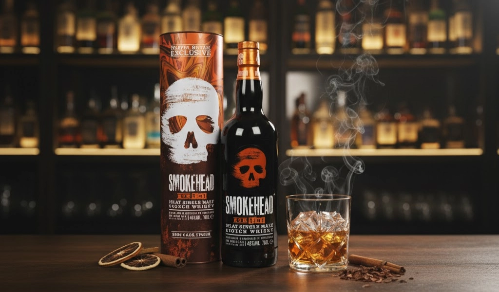  Rượu Whisky Smokehead Rum Cask Riot Travel Retail Exclusive Đậm Đà