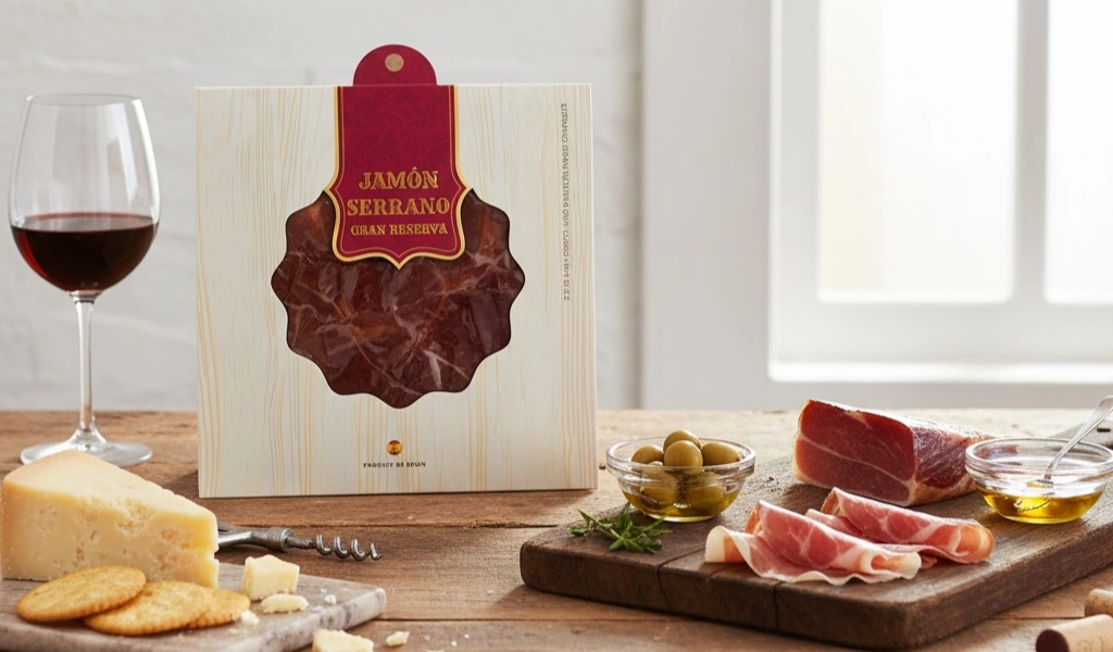 Đùi Heo Muối Deraza Serrano Gran Reserva Đùi Sau Cắt Lát Tiện Lợi