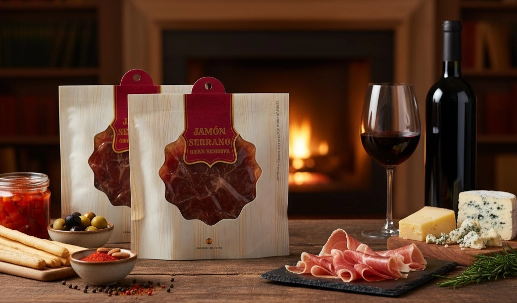 Đùi Heo Muối Deraza Serrano Gran Reserva Đùi Sau Cắt Lát Thơm Ngon