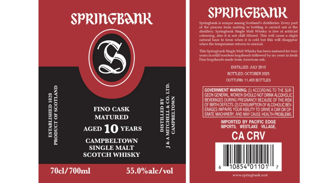 Springbank Fino Cask