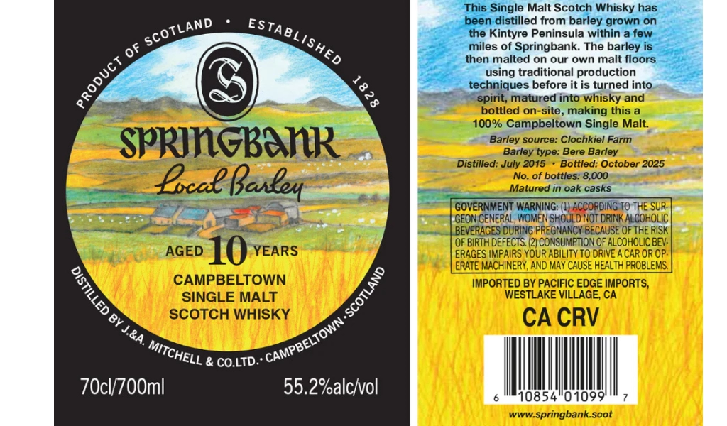 Springbank Local Barley From New